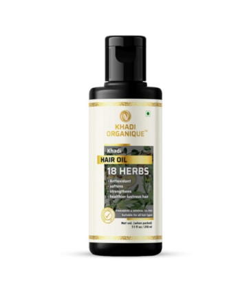 Khadi Organique 18 Herbs Herbal Hair Oil-210Gms