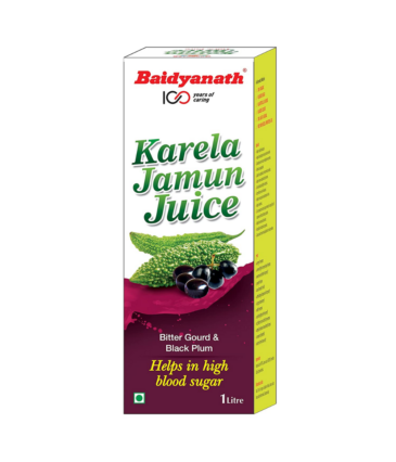 Baidyanath Karela Jamun Juice - Helps Maintain Healthy Sugar Levels - 1L