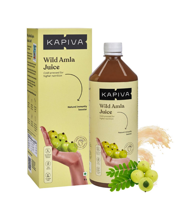 Kapiva Wild Amla Juice 1L | Immunity and Digestion Booster | Made from Pratapgarh Amlas | No Added Sugar