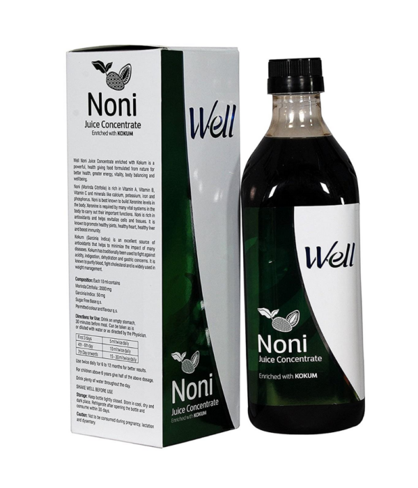 Modicare GREEN ORGANICS Modicare Well Noni Juice with Enriched Kokum Fruit (Sugar Free)-1000Ml