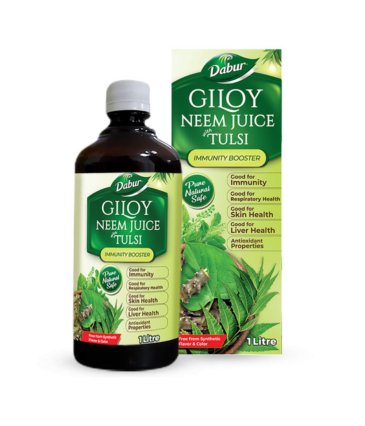 Dabur Giloy Neem Tulsi Juice: Benefit of 3-in-1 Immunity Boosters with the power of Giloy, Neem and Tulsi|Pure, Natural and 100% Ayurvedic Juice -1L