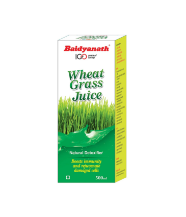 Baidyanath Wheatgrass Juice - Natural, Herbal Detoxifier - 500ml