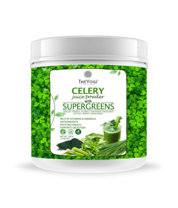 The Yogi Celery Juice Powder with Supergreens and Daily Superfoods -250 gm