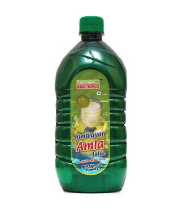 Herbal Trends Pure Amla Juice 1 Litre -Made from Himalayan Amla Fruit- Amla juice for drinking