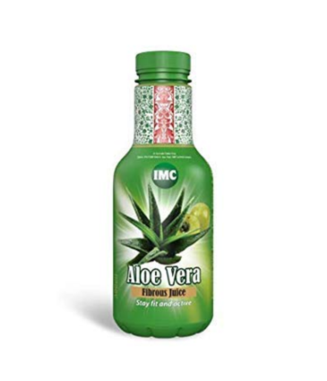 Imc Aloe Vera Juice Enriched With A Mla,Tulsi, Ginger, Stevia - Pack Of 2, Each 500 Ml