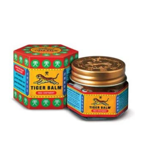 Tiger Balm Red Ointment For Effective Relief From Muscular Aches, Sprains & Pain- 21ml | Ayurvedic Balm | Pack of 6