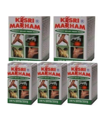 Ayurvedic Kesri Marham Balm for All Pain and Joint Care (100 g) - Pack of 6