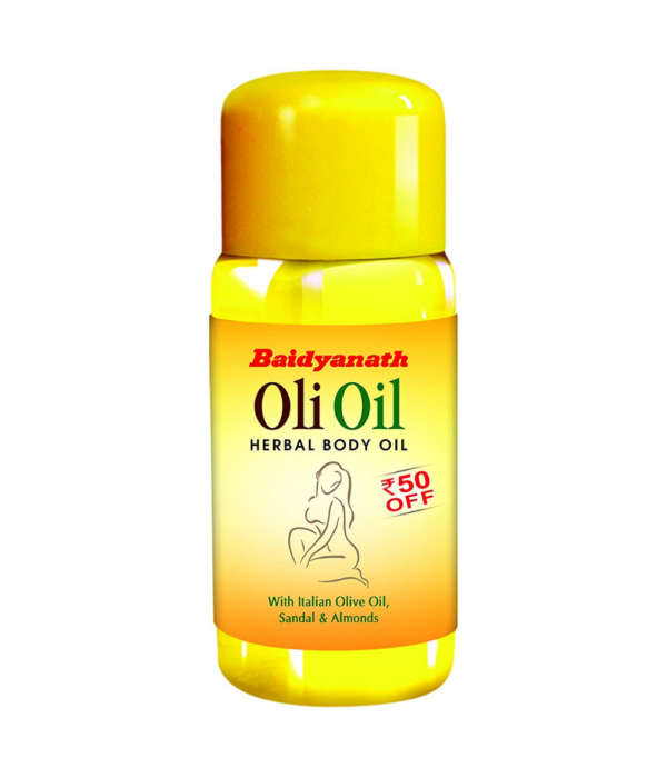 Baidyanath Oli Oil - Pure Olive Oil with Sandalwood and Almonds - 500ml