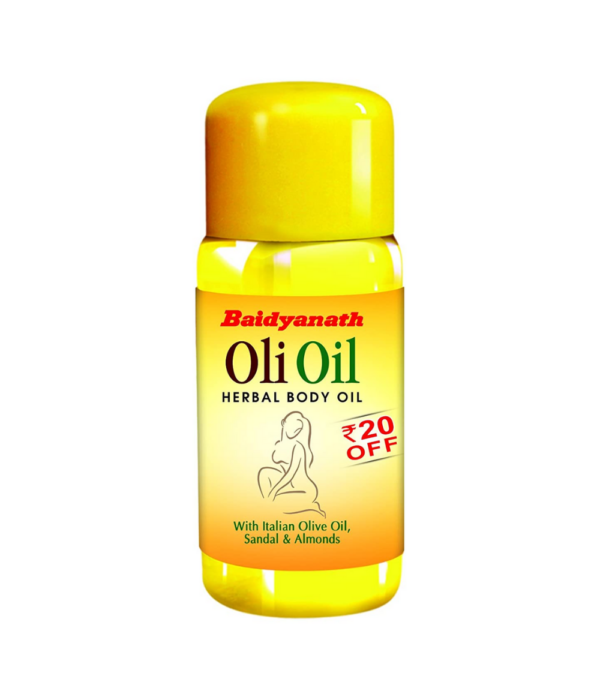 Baidyanath Oli Oil - Pure Olive Oil with Sandalwood and Almonds - 200ml (Pack of 2)
