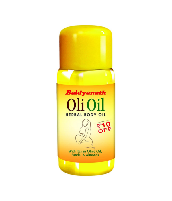 Baidyanath Oli Oil - Pure Olive Oil with Sandalwood and Almonds - 100ml (Pack of 3)