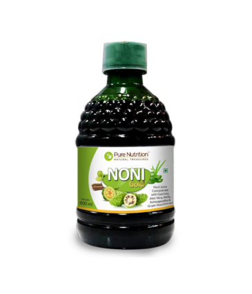 Pure Nutrition Noni Gold Noni Juice Concentrate with Garcinia,Aloe vera, Amla,Ashwagandha and grape seed Extract- 400ml