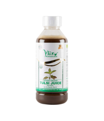 Vitro Naturals Organic Tulsi Ras | Tulsi Juice | Ayurvedic Herbs | Certified Organic Juice (1 L)