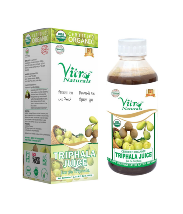 VITRO Certified Organic Triphala Juice 1 Ltr- Digestion Care